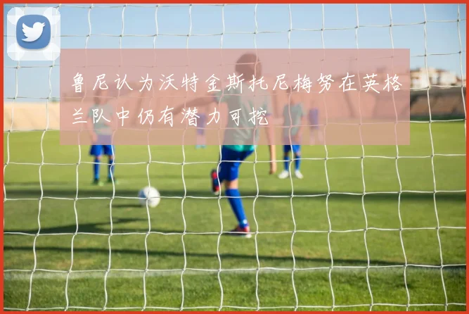 鲁尼认为沃特金斯托尼梅努在英格兰队中仍有潜力可挖